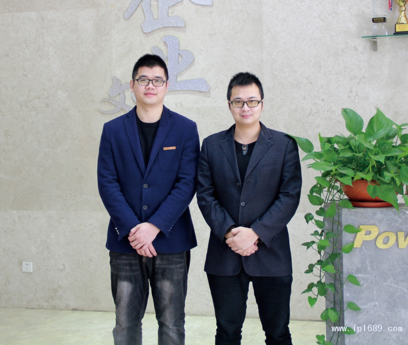 佛山市寶捷精密機械有限公司油電混合項目經理麥廣鵬(左)薄壁項目經理區本堅(右)
